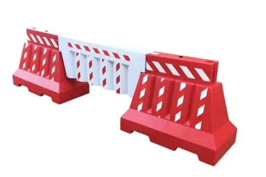 red and white road barriers​ uae